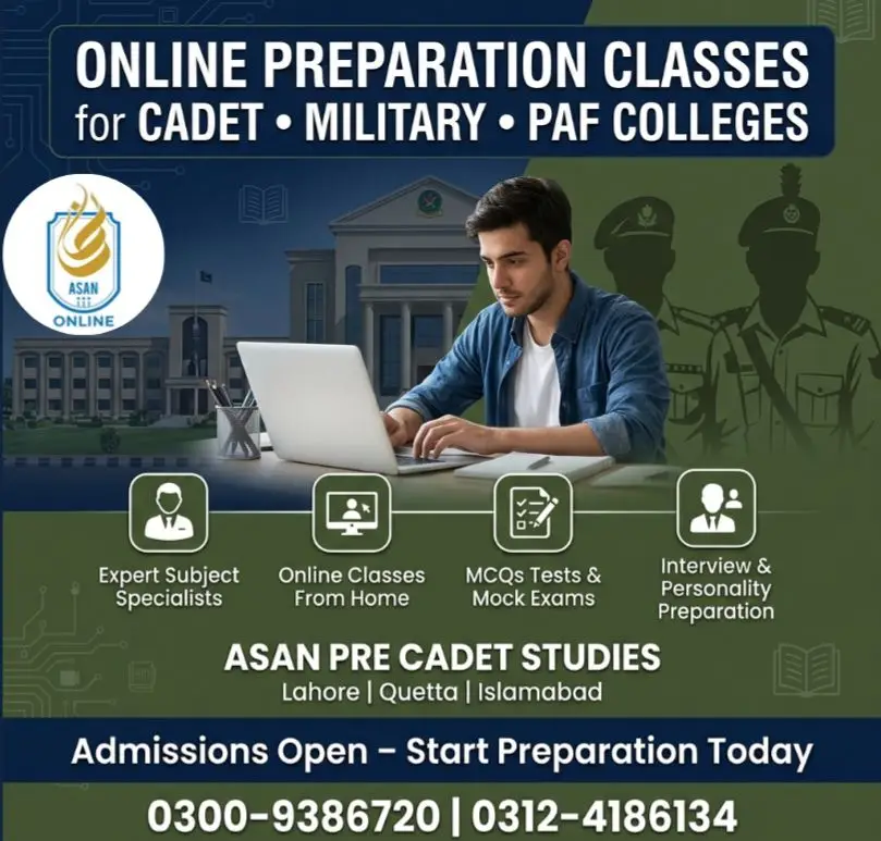 cadet college preparation online